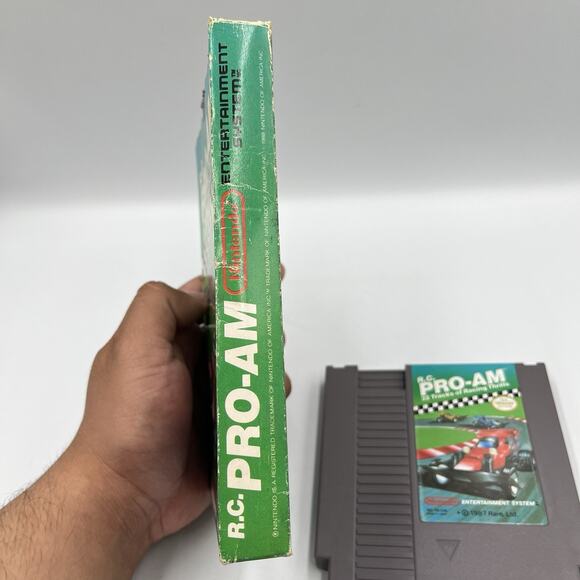 R.C. Pro-Am (Nintendo Entertainment System, NES 1988) With Box RC Pro Am - Picture 11 of 12